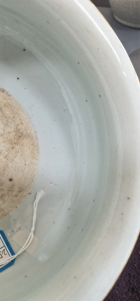 古玩陶瓷青花雙龍戲珠紋爐真品鑒賞圖