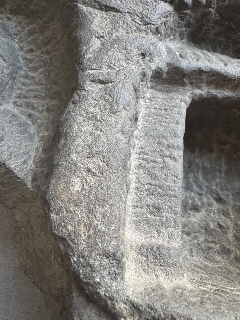 古玩雜項青石佛龕真品鑒賞圖