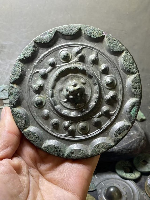 古玩銅器漢·星云鏡真品鑒賞圖