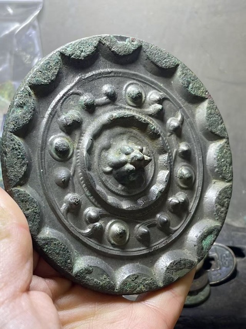 古玩銅器漢·星云鏡真品鑒賞圖