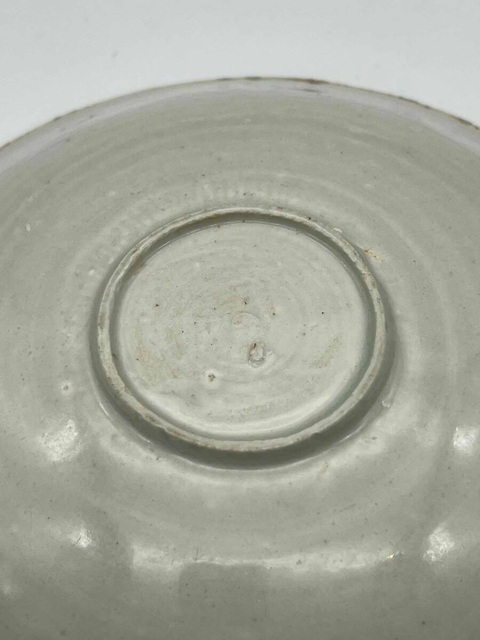 古玩陶瓷南定印花盤真品鑒賞圖