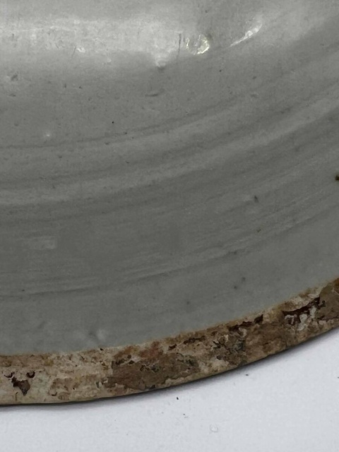 古玩陶瓷南定印花盤真品鑒賞圖