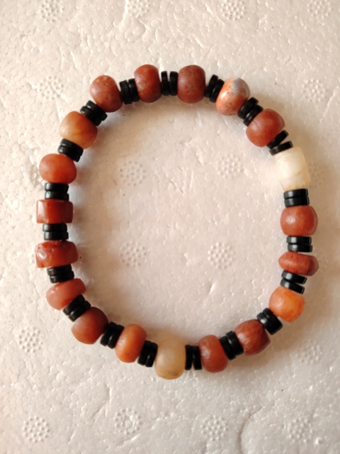 古玩玉器紅瑪瑙珠手串真品鑒賞圖