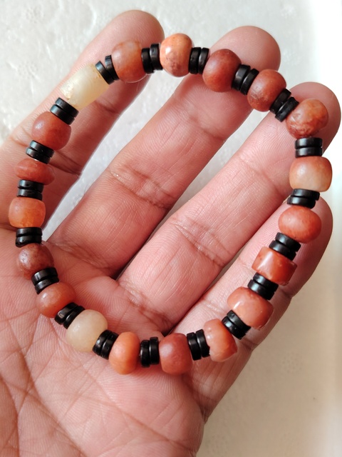 古玩玉器紅瑪瑙珠手串真品鑒賞圖