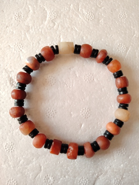 古玩玉器紅瑪瑙珠手串真品鑒賞圖