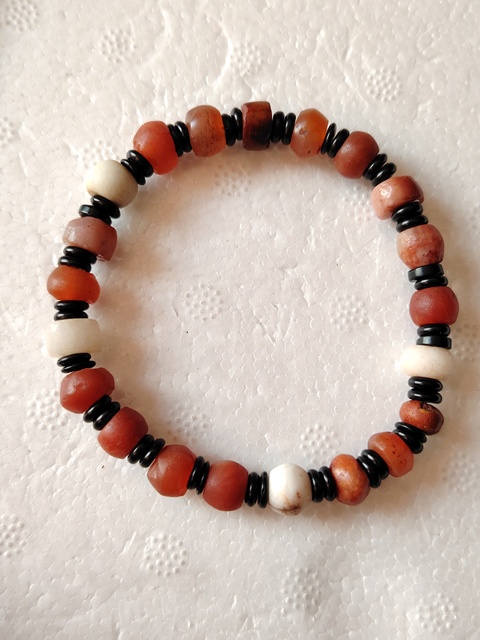 古玩玉器紅瑪瑙珠手串真品鑒賞圖