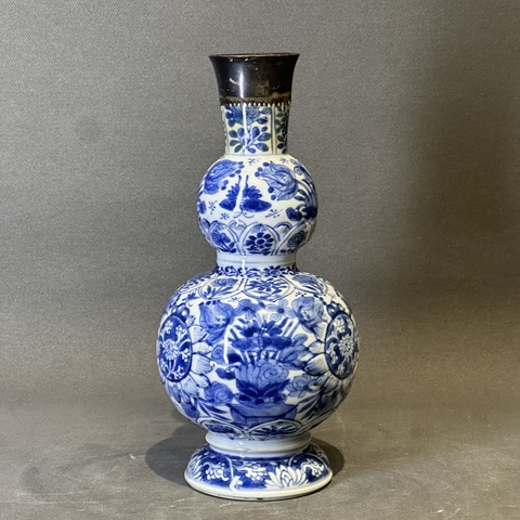 古玩陶瓷青花葫蘆瓶真品鑒賞圖