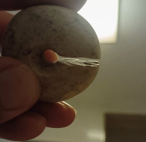 古玩玉器仿“紅山文化”玉玦真品鑒賞圖