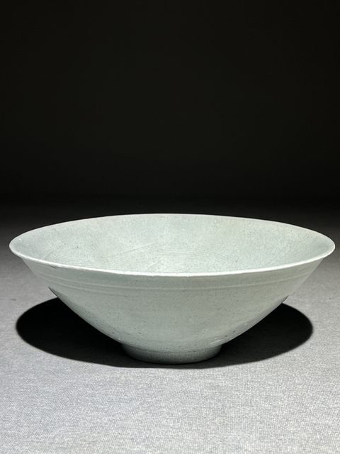 古玩陶瓷【館藏級精品】宋 青白瓷劃花斗笠碗【頂級釉水】【收藏價值極高】拍賣，當前價格0元