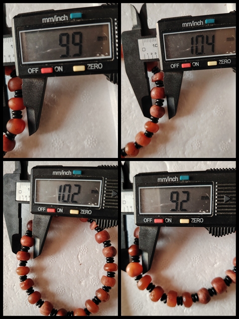 古玩玉器紅瑪瑙手串真品鑒賞圖