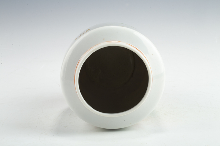 古玩陶瓷民國·粉彩梅蘭竹菊紋燈籠瓶一對真品鑒賞圖