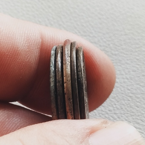 古玩錢幣清代五帝錢真品鑒賞圖