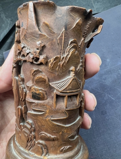 古玩雜項(xiàng)筆筒真品鑒賞圖