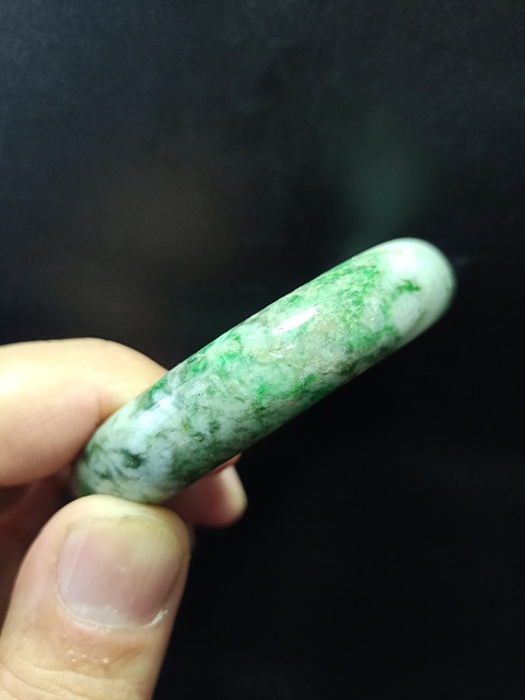 古玩玉器翡翠鐲子真品鑒賞圖