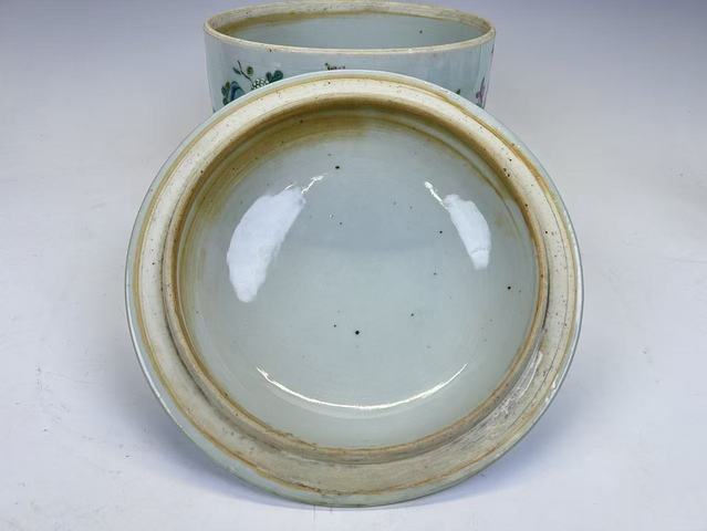 古玩陶瓷清中期·粉彩十二花神粥罐拍賣，當前價格3552元