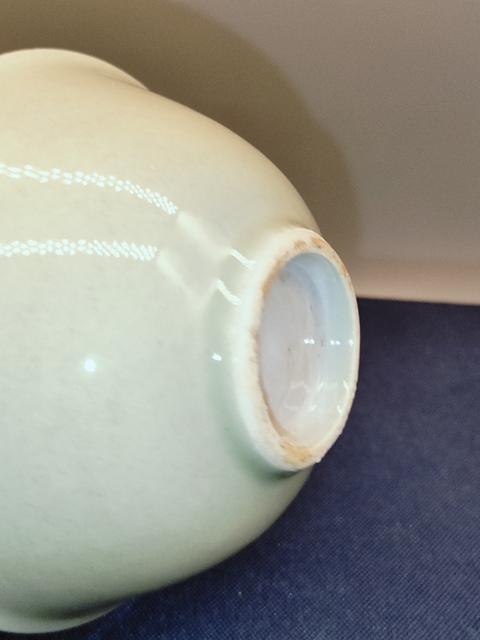 古玩陶瓷青釉茶碗真品鑒賞圖