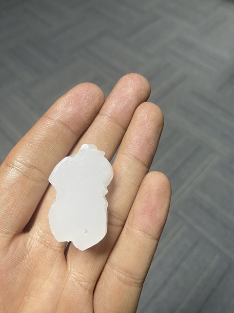 古玩玉器方解石玉瑞獸掛件真品鑒賞圖