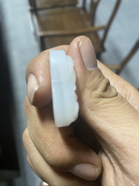 古玩玉器方解石玉佛公真品鑒賞圖