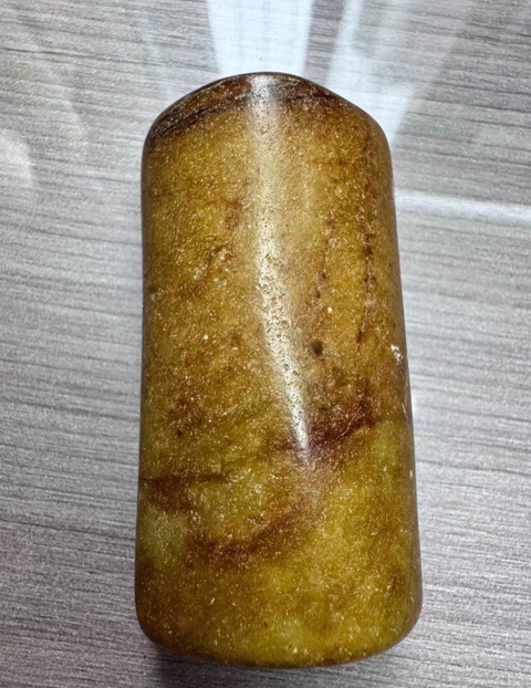 古玩玉器仿古做舊玉勒子真品鑒賞圖