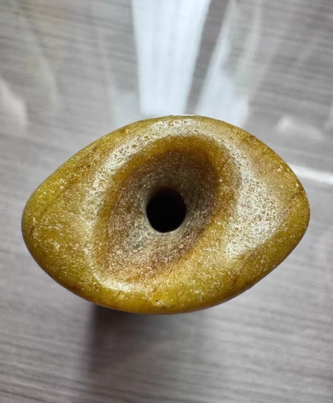 古玩玉器仿古做舊玉勒子真品鑒賞圖