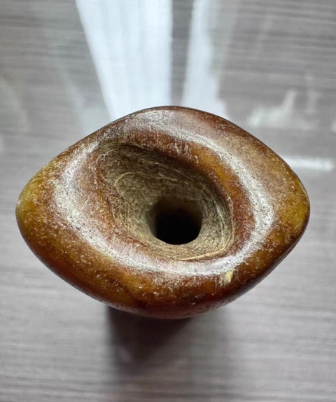 古玩玉器仿古做舊玉勒子真品鑒賞圖