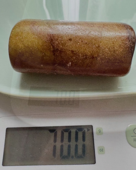 古玩玉器仿古做舊玉勒子真品鑒賞圖