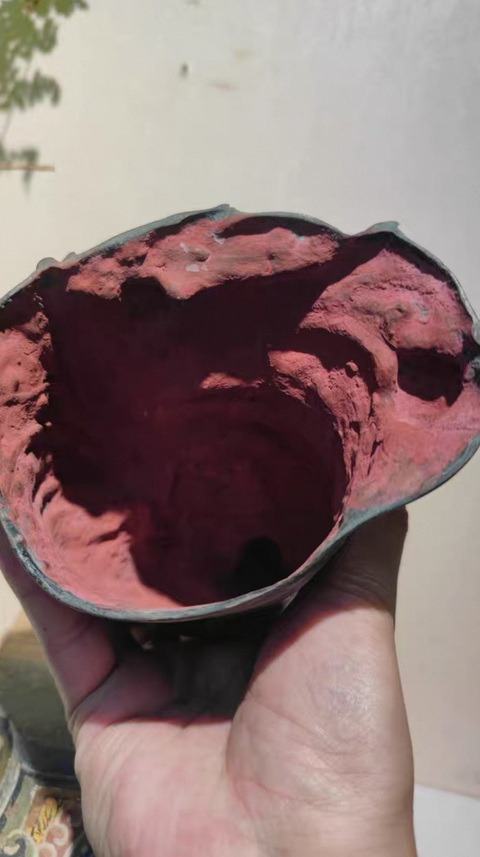 古玩銅器銅觀音真品鑒賞圖