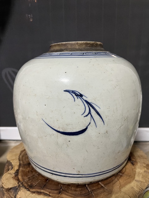 古玩陶瓷青花福祿壽三星人物圖蓋罐拍賣，當(dāng)前價(jià)格2588元