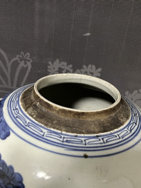 古玩陶瓷青花福祿壽三星人物圖蓋罐拍賣，當(dāng)前價(jià)格2588元