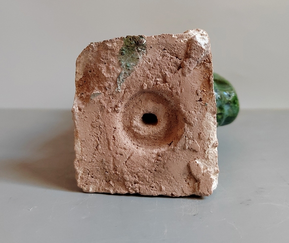 古玩陶瓷明代三彩人物站立俑拍賣，當前價格152元