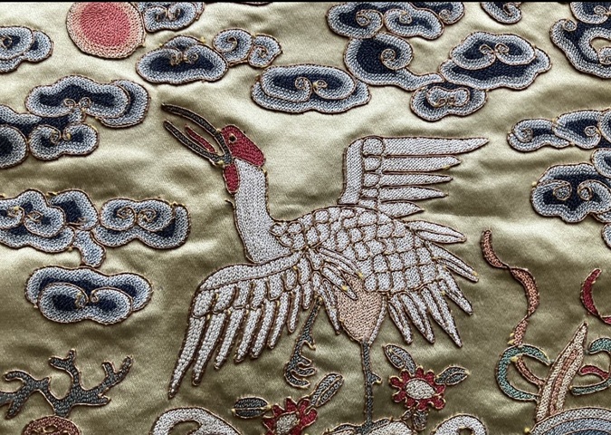 古玩雜項繡片真品鑒賞圖