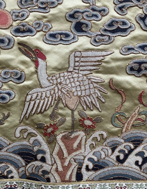 古玩雜項繡片真品鑒賞圖