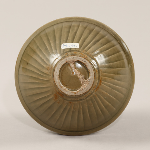 古玩陶瓷耀州窯團菊碗真品鑒賞圖