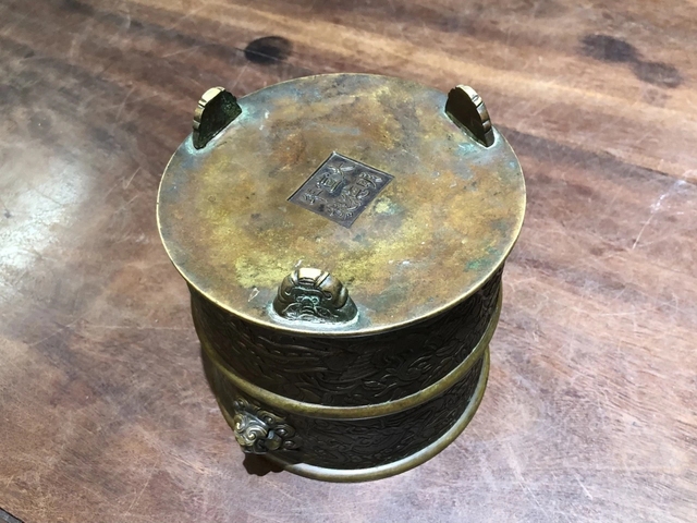 古玩銅器爐子真品鑒賞圖