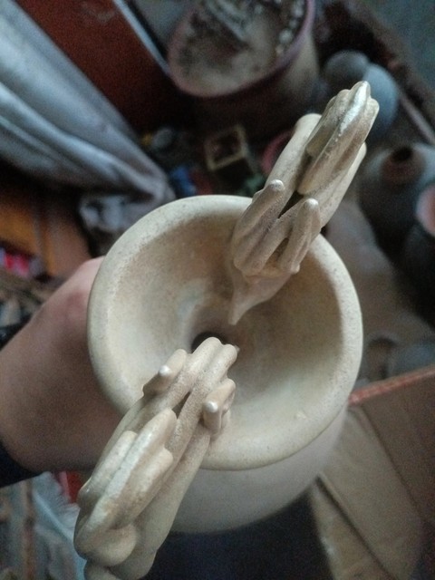 古玩陶瓷雙龍尊真品鑒賞圖