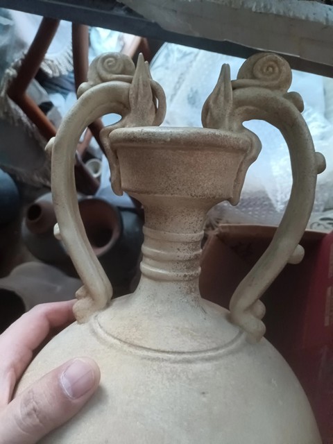 古玩陶瓷雙龍尊真品鑒賞圖