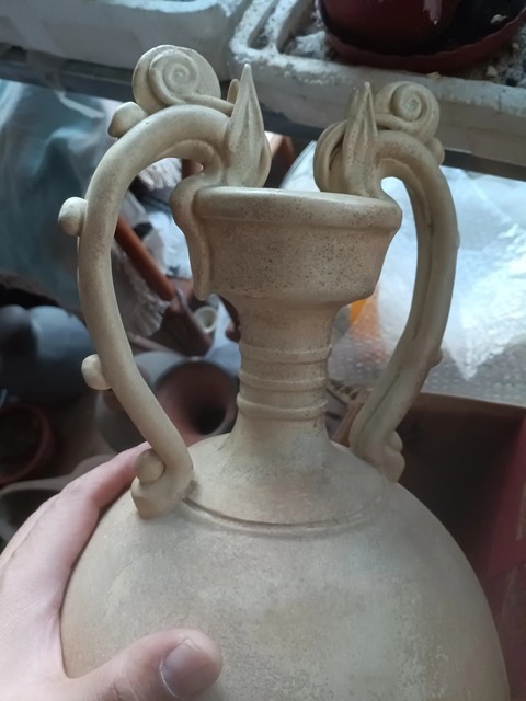 古玩陶瓷雙龍尊真品鑒賞圖