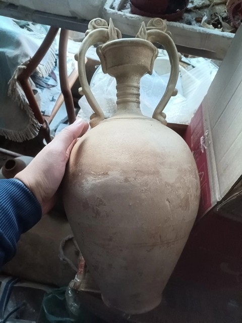 古玩陶瓷雙龍尊真品鑒賞圖