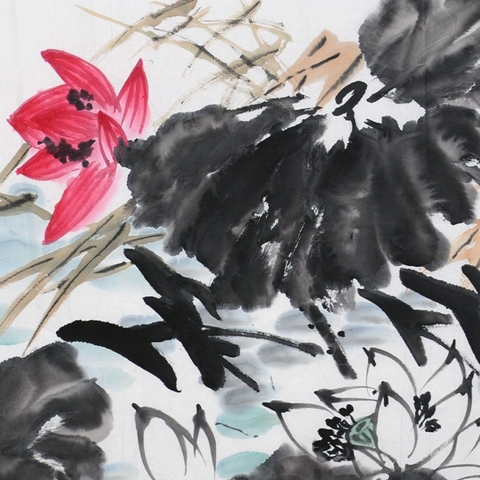 古玩字畫王培東   暗香清遠拍賣，當(dāng)前價格9600元