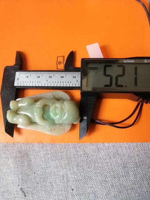 古玩玉器翡翠童子真品鑒賞圖