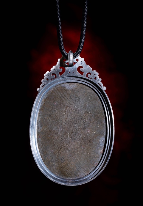 古玩銅器銅陰刻菩薩真品鑒賞圖