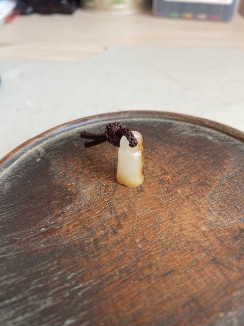 古玩玉器玉鐘墜真品鑒賞圖