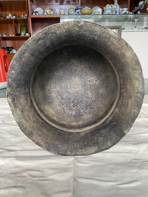 古玩銅器銅鼓真品鑒賞圖