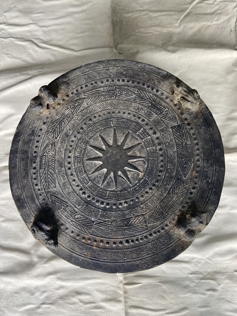 古玩銅器銅鼓真品鑒賞圖