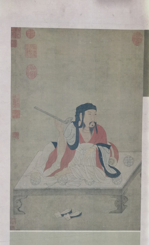 古玩字畫趙文成諸葛亮戒子書立軸真品鑒賞圖