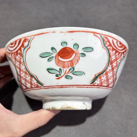 古玩陶瓷明·玉堂佳器紅綠彩大碗拍賣，當(dāng)前價格10000元