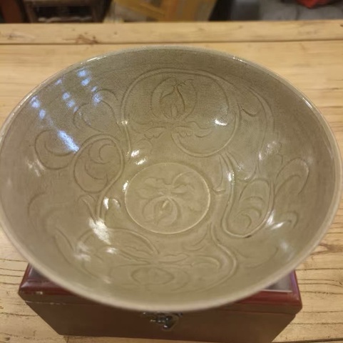 古玩陶瓷青釉碗真品鑒賞圖