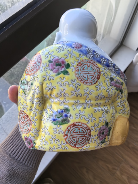 古玩陶瓷彌勒佛塑像拍賣，當(dāng)前價格980元