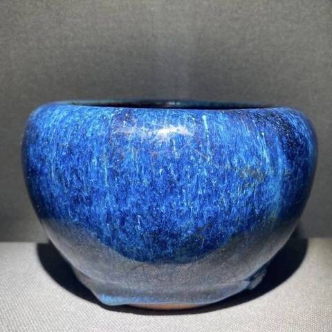古玩陶瓷窯變釉香爐真品鑒賞圖