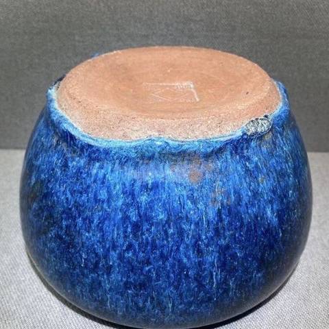 古玩陶瓷窯變釉香爐真品鑒賞圖